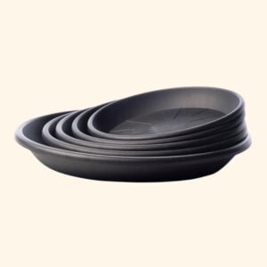 5.5″ Medea Plant Saucer – Anthracite
