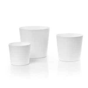 Rok Greener Planter Bowl - Alfresco - White - 12"