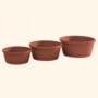 Libis Planter Bowl With Saucer - Alfresco - Terra Cotta - 11.75"