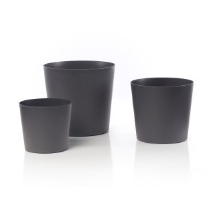 Rok Greener Planter Bowl - Alfresco - Anthracite Grey - 10"