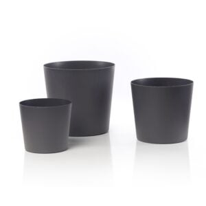 Rok Greener Planter Bowl – Alfresco – Anthracite Grey – 10″