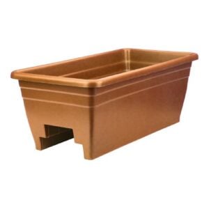 Deck Rail Planter Box 24″ – Clay