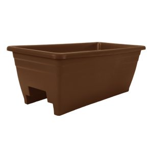 Deck Rail Planter Box 24″ – Chocolate