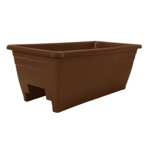 Deck Rail Planter Box 24″ – Chocolate