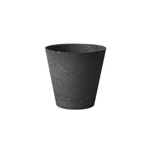 Napa Round Planter 8″ – Artstone Black
