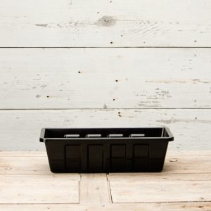 Poly-Pro Flower Box/Liner 18″ – Black