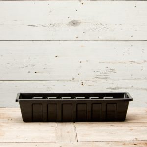 Poly-Pro Flower Box/Liner 24″ – Black