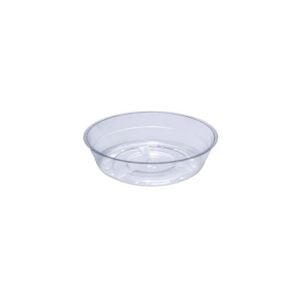 Vinyl Plant Saucer – Clear – 4″