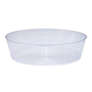 Vinyl Deep Plant Saucer 14″ – Clear
