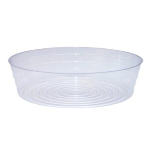 Vinyl Deep Plant Saucer 14″ – Clear