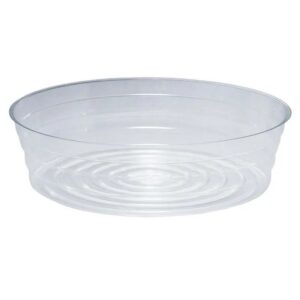 Vinyl Deep Plant Saucer 12″ – Clear