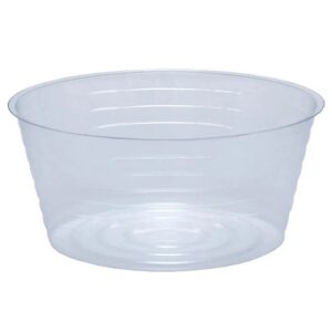 Vinyl Deep Plant Saucer 8″ – Clear