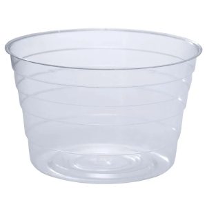 Vinyl Deep Plant Saucer 4″ – Clear