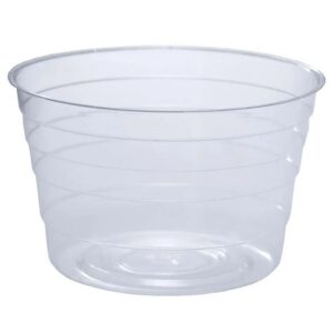 Vinyl Deep Plant Saucer 4″ – Clear