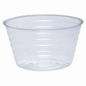 Vinyl Deep Plant Saucer 6″ – Clear