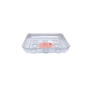 Square Saucer – Clear – 10″