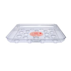 Square Saucer – Clear – 14″