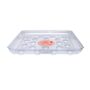 Square Plant Saucer – Clear – 14″