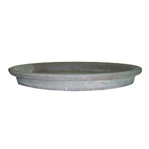 German Waterproof Saucer – Border Concepts – Chocolate – 12.5″