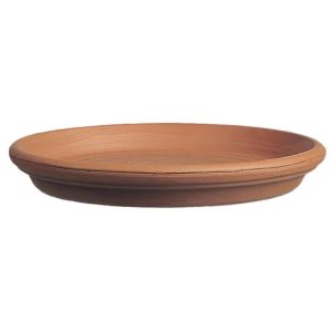 Italian Waterproof Saucer – Border Concepts – Terra Cotta – 7.5″