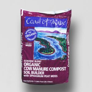 Coast of Maine – Schoodic Blend Composted Cow Manure – 1 CU FT