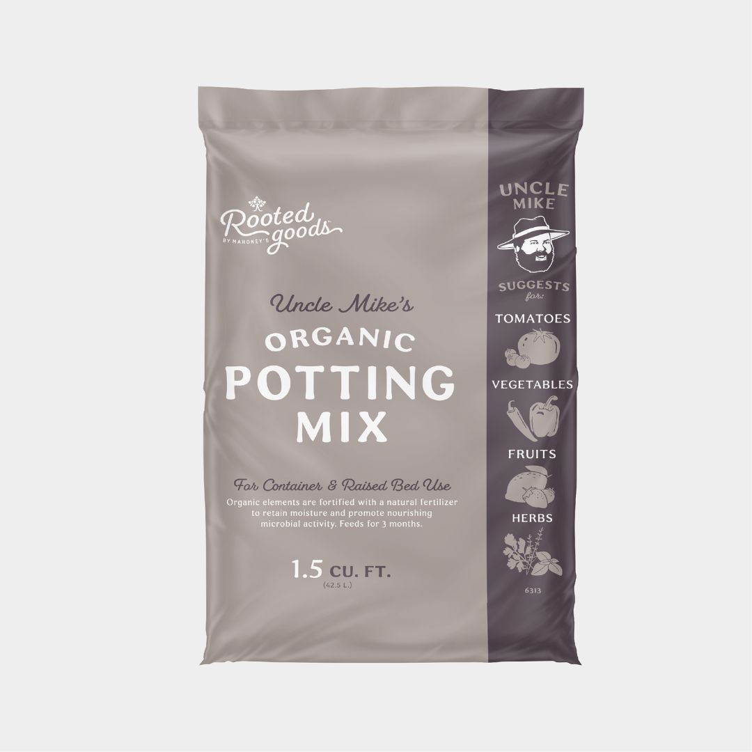 Uncle Mike's Organic Potting Mix - Rooted Goods - 1.5 CU FT | Mahoney's  Garden Center