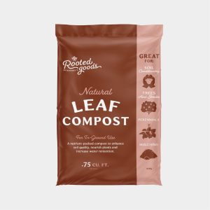 Natural Leaf Compost – Rooted Goods – .75 CU FT