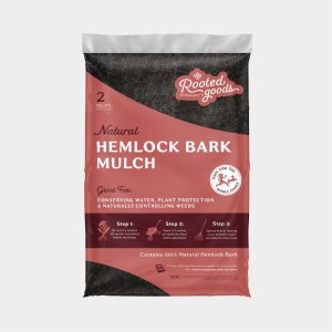 Natural Hemlock Bark Mulch – Rooted Goods – 2 CU FT