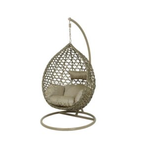 Montreal Hanging Egg Chair – Taupe