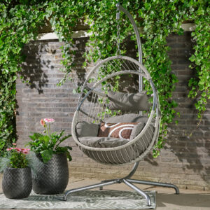 Teramo Hanging Egg Chair – Grey