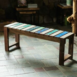 Reclaimed Wood Bench 47″