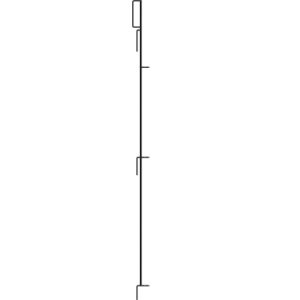 Euro Garden Fence Latch- 49″H