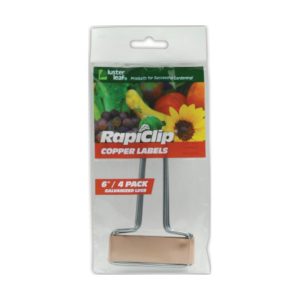 Rapiclip Copper Plant Labels 6″ – 4 pack