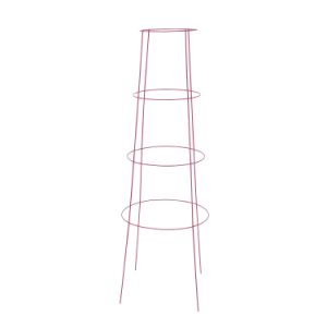 TOMATO CAGE INVERTED IN RED – 48″