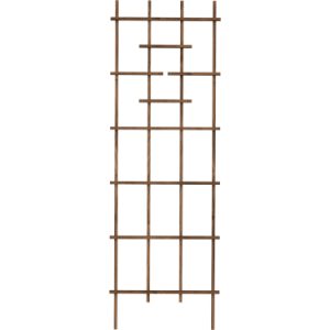 WOOD LADDER TRELLIS BROWN – 72″