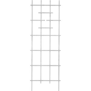 WOOD LADDER TRELLIS WHITE – 72″