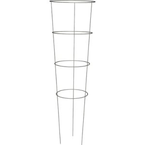 TOMATO CAGE GALVANIZED 4 RING / 3 LEG – 42″