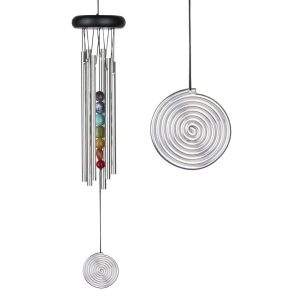 Chakra Chime Seven Stones – Woodstock Chimes – Silver