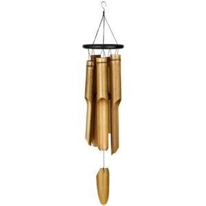 BLACK RING BAMBOO CHIME – LARGE