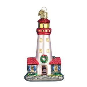 Lighthouse Glass Ornament – Old World Christmas