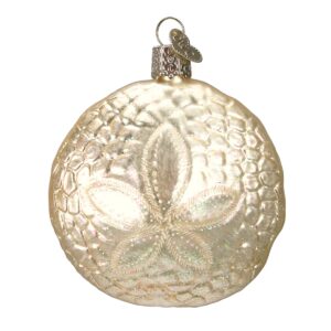 Sand Dollar Glass Ornament Old World Christmas