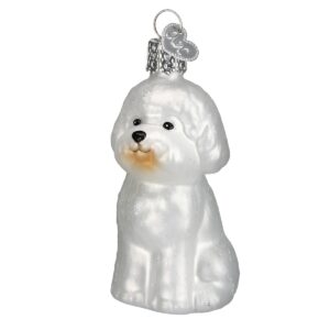 Bichon Frise Glass Ornament – Old World Christmas