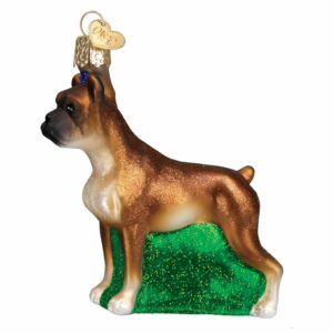 Boxer Glass Ornament Old World Christmas