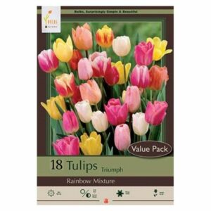 Tulip Triumph – Rainbow Mix – 18 Bulb Value Pack