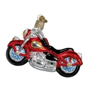 Motorcycle Glass Ornament – Old World Christmas
