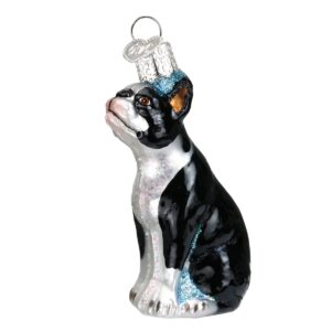 Boston Terrier Glass Ornament – Old World Christmas