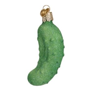 Glistening Pickle Glass Ornament – Old World Christmas