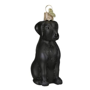 Black Labrador Glass Ornament – Old World Christmas