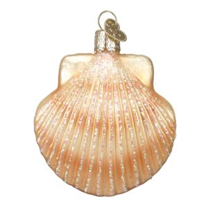 Scallop Shell Glass Ornament – Old World Christmas