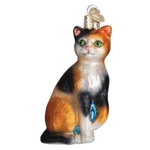 Calico Cat Glass Ornament – Old World Christmas